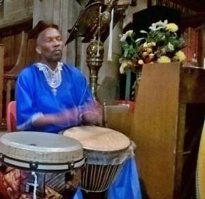 Chester Morrison drummed us into the service in true African style